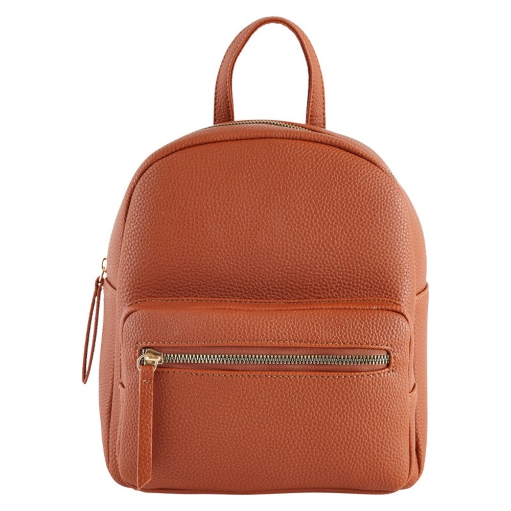 NWT Summer & Rose Tan Backpack with Pebbled Texture